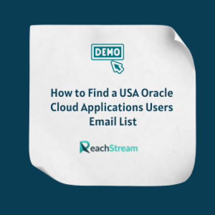 How to Find a USA Oracle Cloud Applications Users Email List