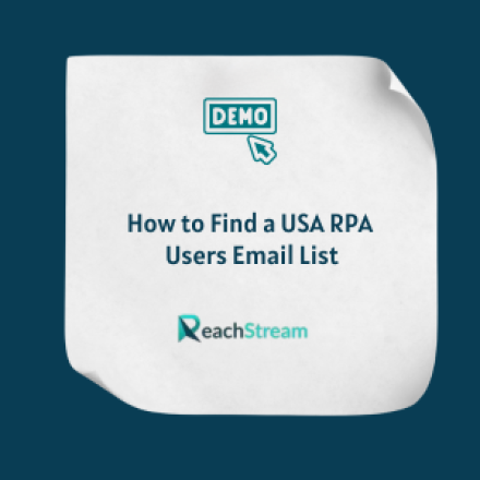 How to Find a USA RPA Users Email List