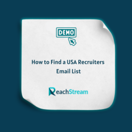 How to Find a USA Recruiters Email List - Feature