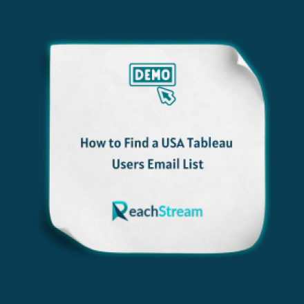 How to Find a USA Tableau Users Email List - Feature