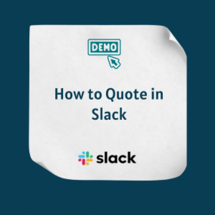 How to Quote in Slack