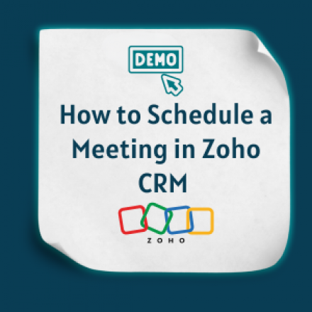 How to Schedule a Meeting in Zoho CRM