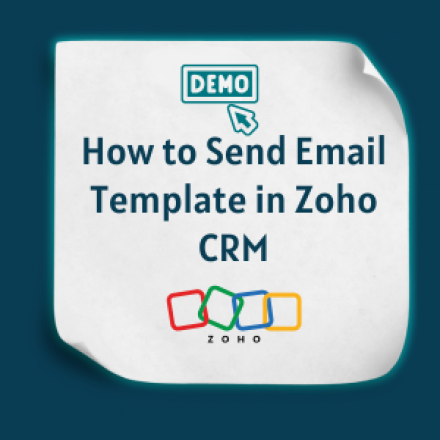 How to Send Email Template in Zoho CRM