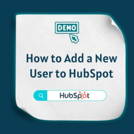 How to add a new user to HubSpot Feature