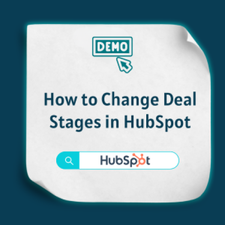How to change deal stages in HubSpot Feature