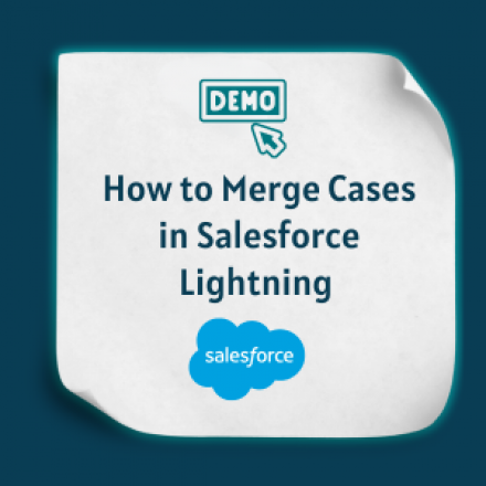 How to merge cases in salesforce Lightning Feature