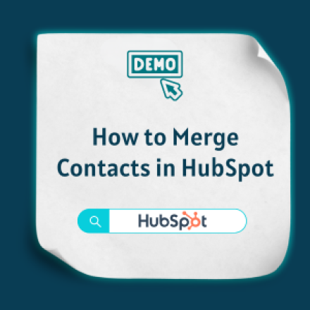 How to merge contacts in HubSpot Feature