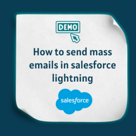 How to send mass emails in salesforce lightning -Feature