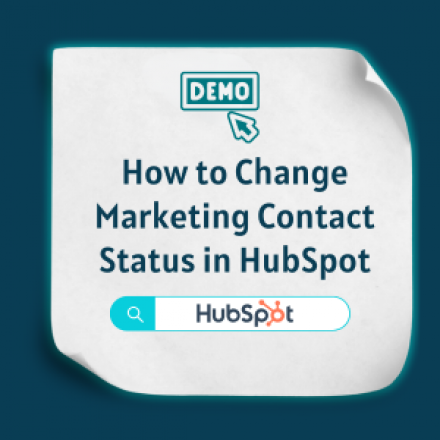 how to change marketing contact status in hubspot Feature